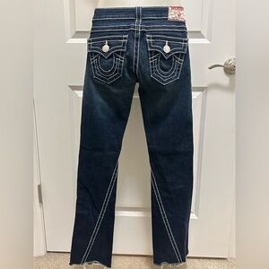 TRUE RELIGION Women's Dark Blue Jeans